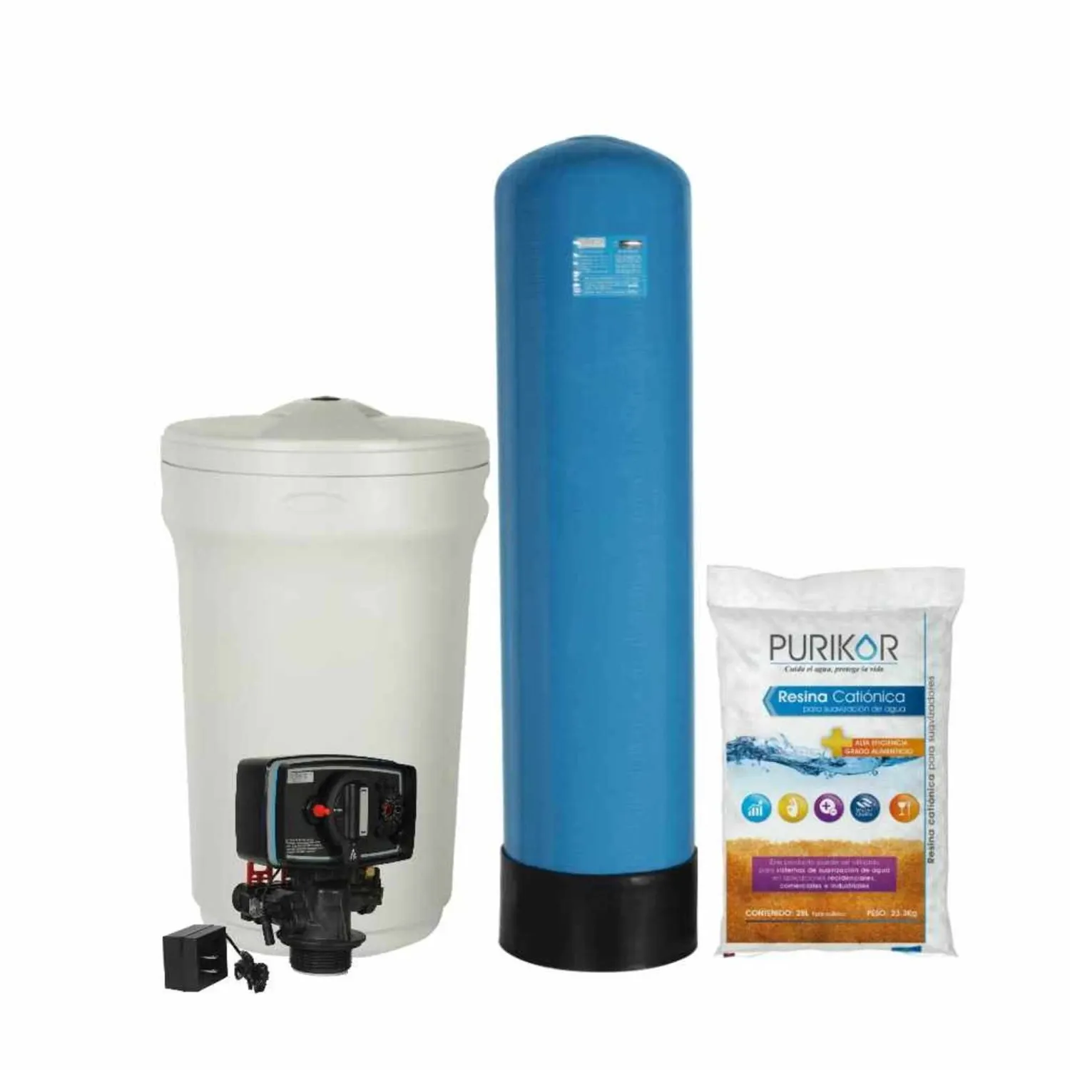 Kit PURIKOR de suavizador de 1 pie cúbico